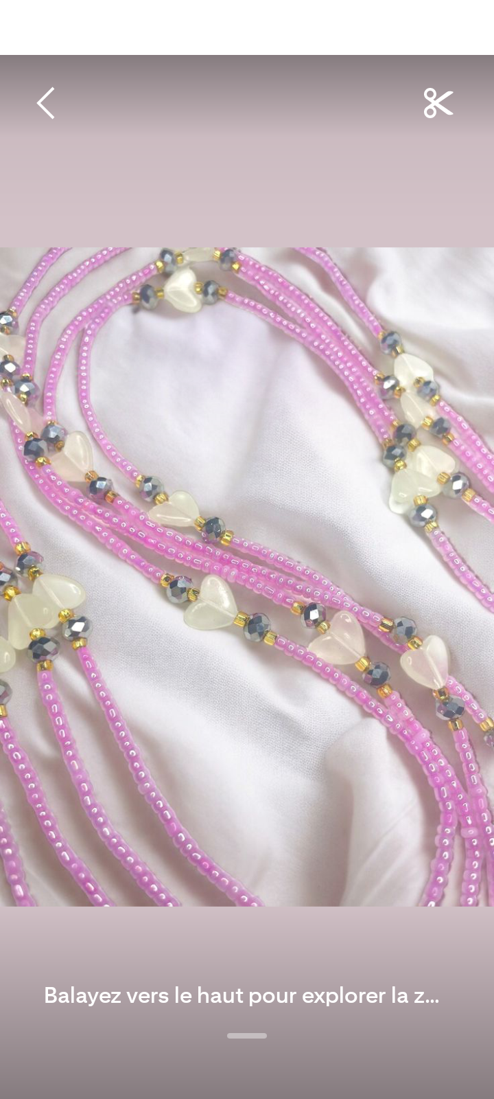 Perle de hanche pour femme( baya)